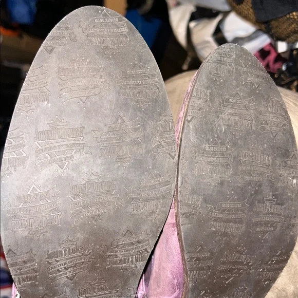 John Fluevog Purple Adriana Luna Boots - Picture 4 of 7